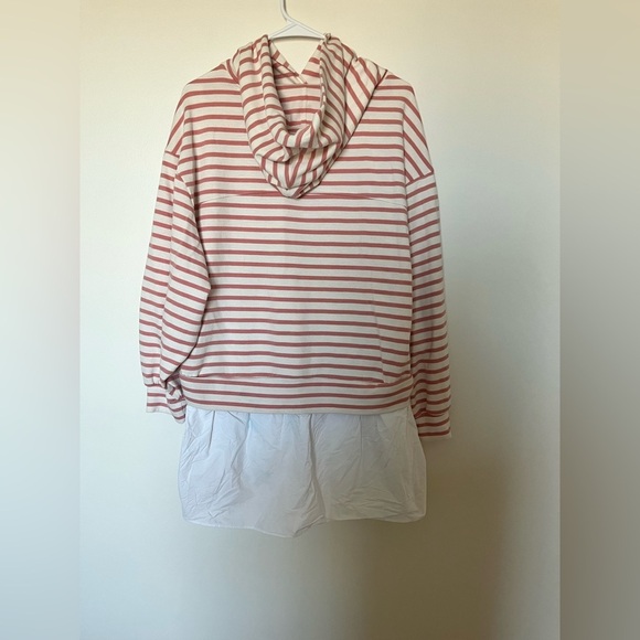 Anthropologie Pilcro Hoodie Shirt Layered Mini Dress - Picture 7 of 17